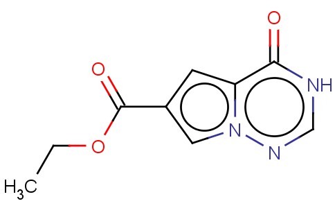 ETHYL 3,4-DIHYDRO-4-OXOPYRROLO[2,1-F][1,2,4]TRIAZINE-6-CARBOXYLATE